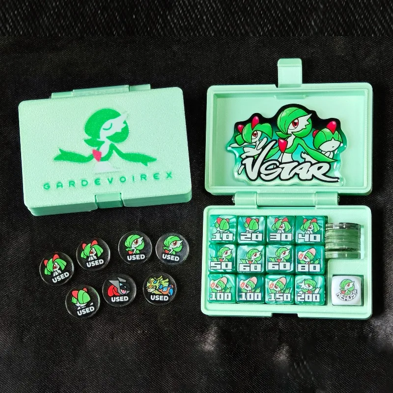 Ptcg Gardevoir Damage Indicator Multi-sided Dice Storage Box Set Positive Negative Dice Used Board Game Special Dice Toy Gift
Ptcg Gardevoir Damage Indicator Multi-sided Dice Storage Box Set Positive Negative Dice Used Board Game Special Dice Toy Gift