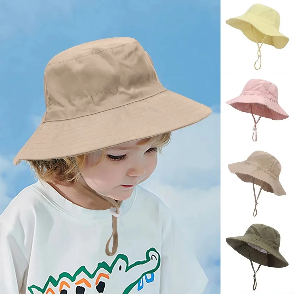 New Summer Toddler Bucket Hat Wide Brim Outdoor Baby Sun Hat Cotton Solid Color Kids Beach Cap Boy and Girl
New Summer Toddler Bucket Hat Wide Brim Outdoor Baby Sun Hat Cotton Solid Color Kids Beach Cap Boy and Girl