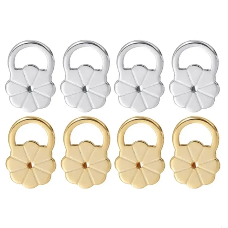 U4LE Supportive Earring Lift Backs Practical Post Connector with Locking Earring Support Pads for Drooping Earlobes
U4LE Supportive Earring Lift Backs Practical Post Connector with Locking Earring Support Pads for Drooping Earlobes