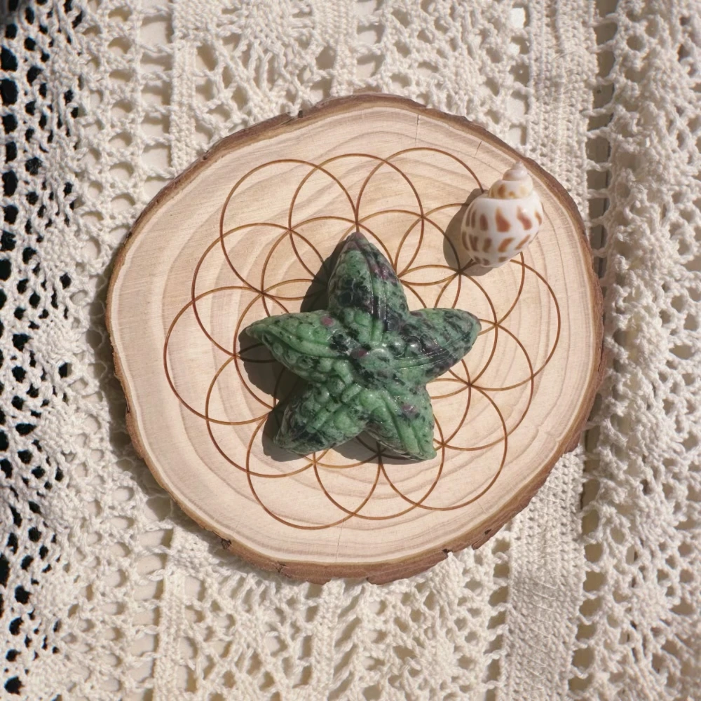 Natural crystal carving red green treasure starfish carving gift small decoration is only this one
Natural crystal carving red green treasure starfish carving gift small decoration is only this one