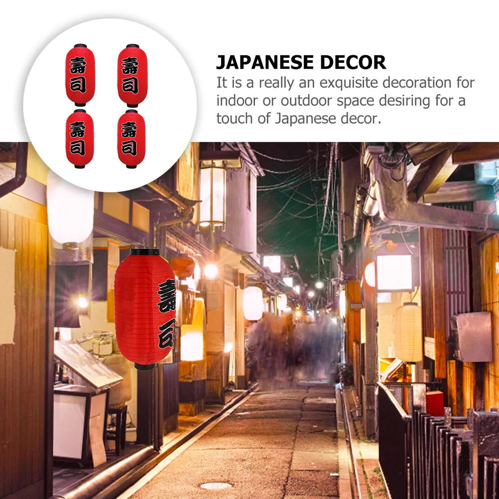 4Pcs Waterproof Lanterns Sushi Party Decorations Japanese Lanterns Decor Sushi Lantern Decorative Indoor Outdoor Japanese Theme
4Pcs Waterproof Lanterns Sushi Party Decorations Japanese Lanterns Decor Sushi Lantern Decorative Indoor Outdoor Japanese Theme
