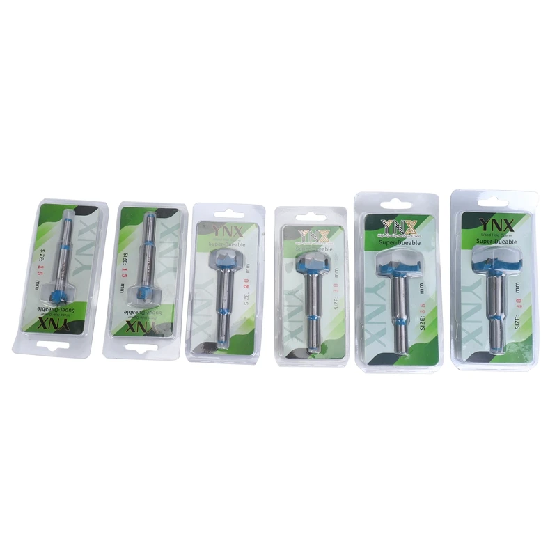 Forstner Drill Bit Set,15-40Mm 6 Pcs Carbide Forstner Bits High Speed Steel Wood Tool
Forstner Drill Bit Set,15-40Mm 6 Pcs Carbide Forstner Bits High Speed Steel Wood Tool