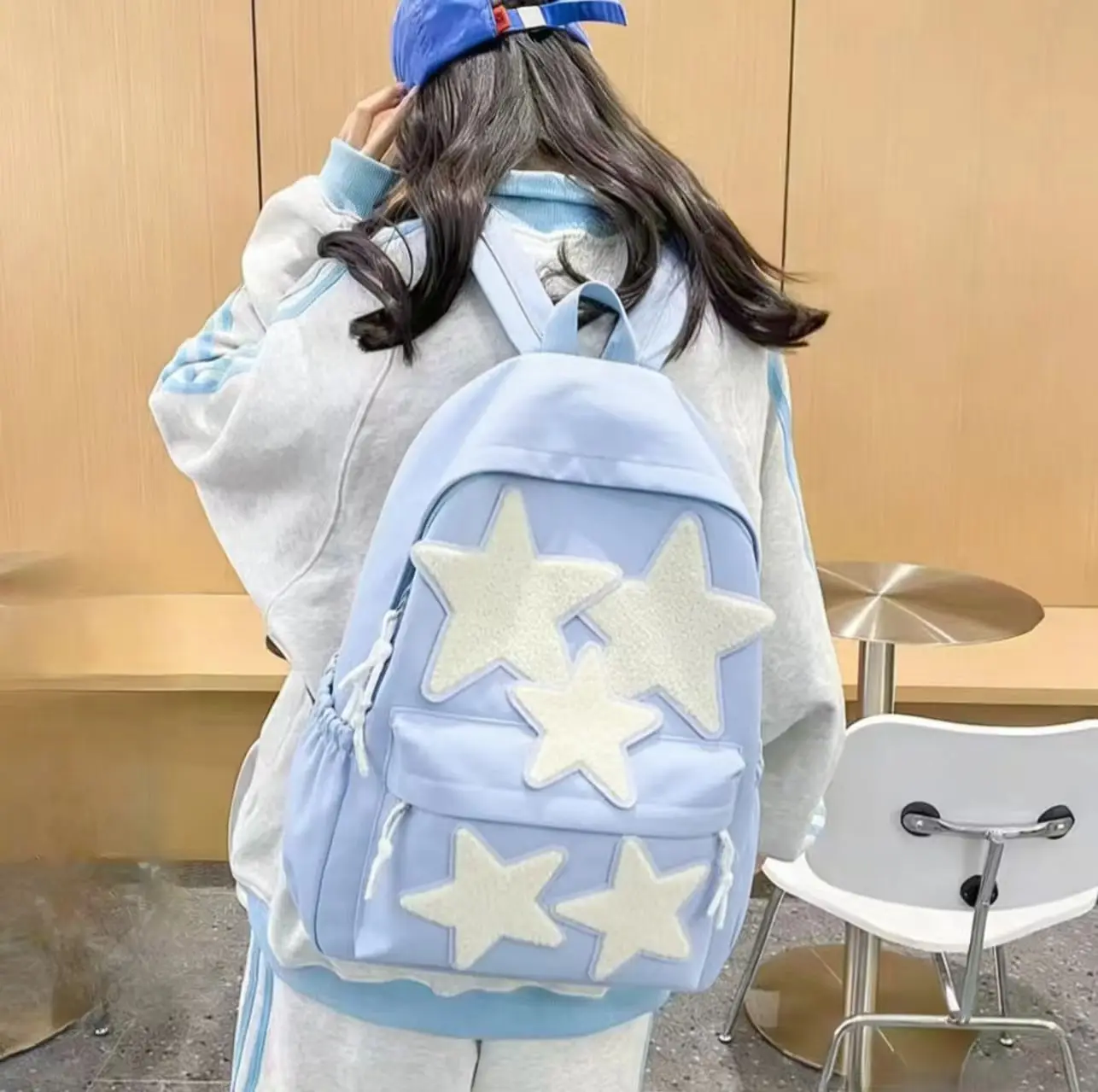 New Star Backpack for Women, Large Capacity Nylon School Laptop Bag, Aesthetic Backpack for Student Daily Travel
New Star Backpack for Women, Large Capacity Nylon School Laptop Bag, Aesthetic Backpack for Student Daily Travel 