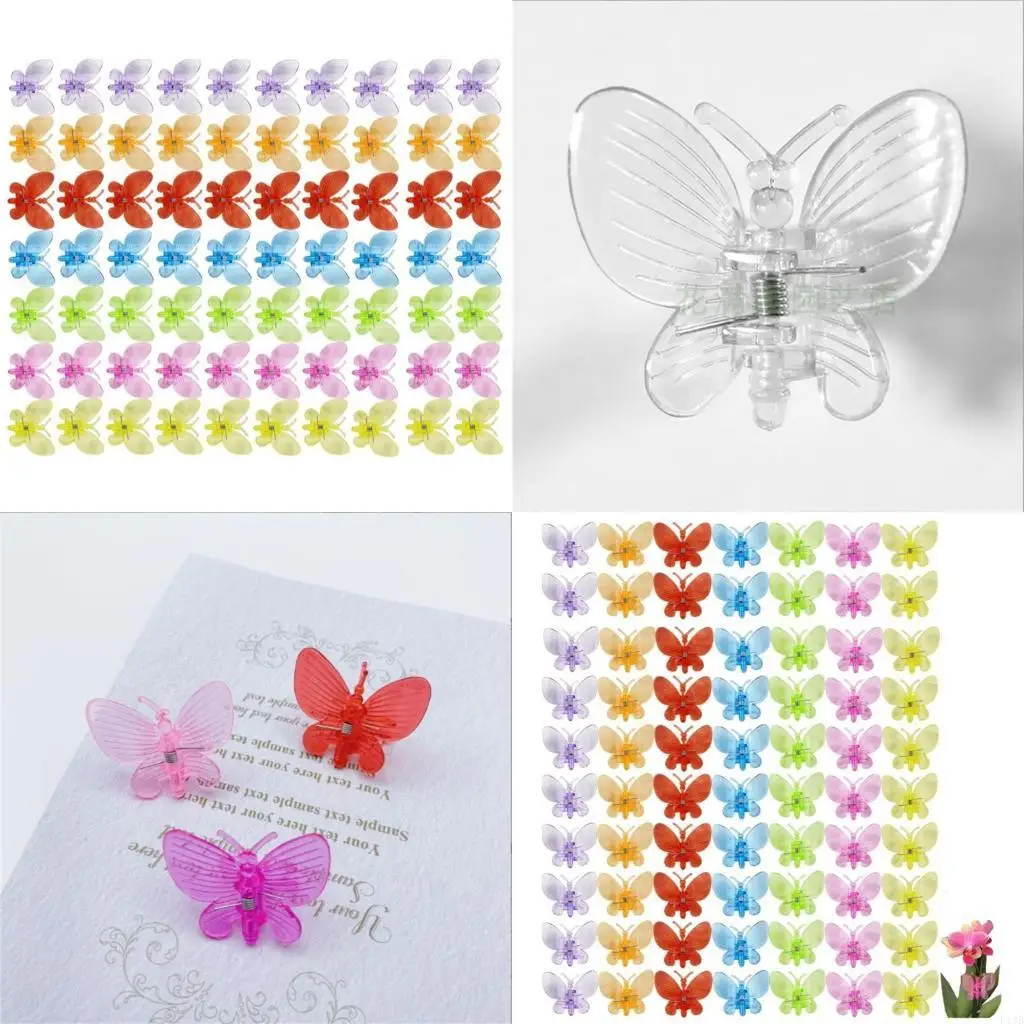 F19B 70pcs Mixed Color Vine Support Clips for Butterfly Orchids Durable Gardening Use
F19B 70pcs Mixed Color Vine Support Clips for Butterfly Orchids Durable Gardening Use