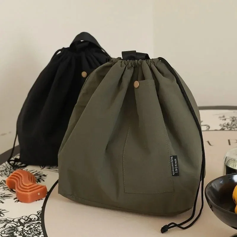 Japanese Korean Lunch Bag Cotton Canvas Large Solid Color Drawstring Portable Thermal Insulated Picnic Storage Bento Box Bag
Japanese Korean Lunch Bag Cotton Canvas Large Solid Color Drawstring Portable Thermal Insulated Picnic Storage Bento Box Bag