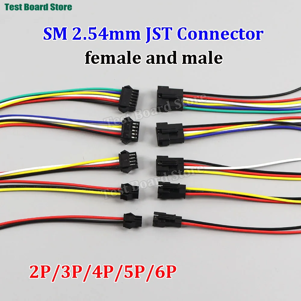10/20/50pcs JST SM 2P 3P 4P 5P 6 Pin Male Female Plug Socket Wire Cable Connector LED Strip DC Power Cable Lenght 20cm
10/20/50pcs JST SM 2P 3P 4P 5P 6 Pin Male Female Plug Socket Wire Cable Connector LED Strip DC Power Cable Lenght 20cm