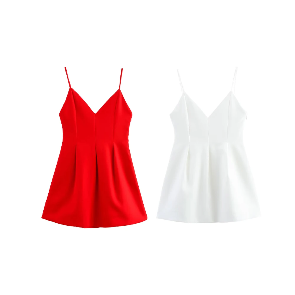 UNIZERA women's solid color V-neck sleeveless slim fit backless wide swing temperament spring new dress
UNIZERA women's solid color V-neck sleeveless slim fit backless wide swing temperament spring new dress
