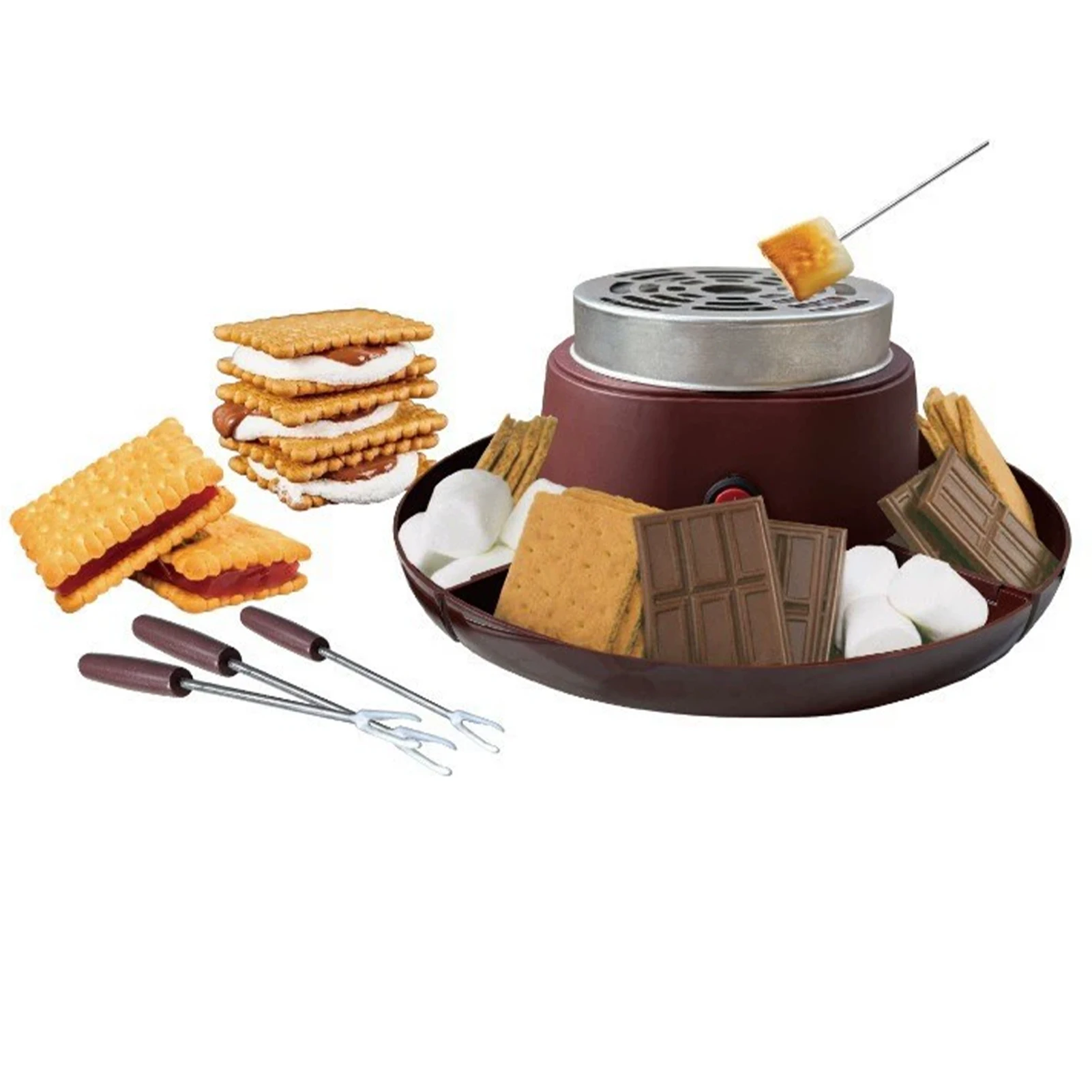 2-In-1 Candy Cheese Toaster Grill & Party Operation, Clean, Chocolate.
2-In-1 Candy Cheese Toaster Grill & Party Operation, Clean, Chocolate.