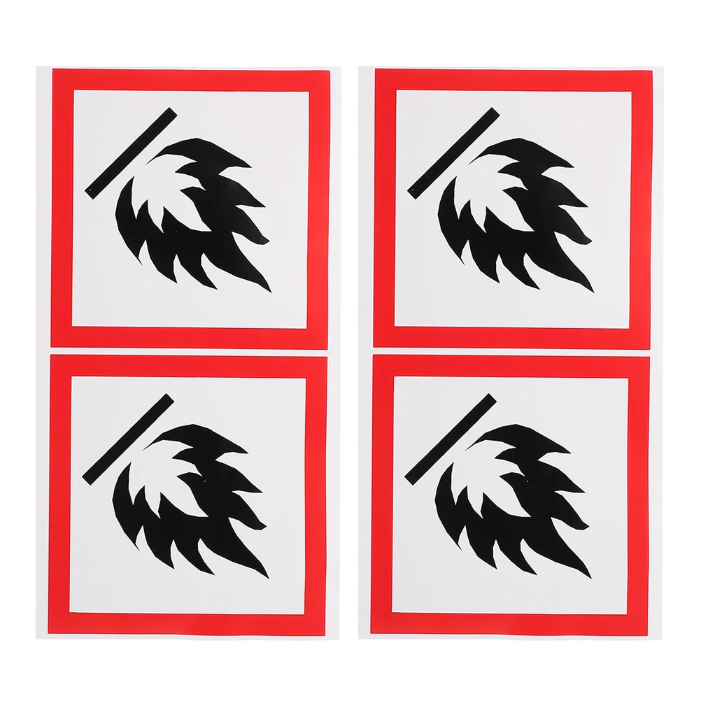 4Pcs Flame Warning Sticker for Garbage Bin - Heavy Duty Fire Safety Label Outdoor Weatherproof Park Street Trash Can Caution
4Pcs Flame Warning Sticker for Garbage Bin - Heavy Duty Fire Safety Label Outdoor Weatherproof Park Street Trash Can Caution