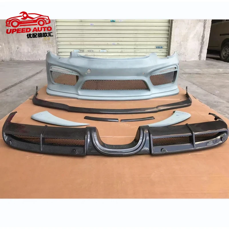 Suitable for Full Body Kit Porsche 981 Cayman Boxster Update to GT4 2013-2016 Front Rear Bumper
Suitable for Full Body Kit Porsche 981 Cayman Boxster Update to GT4 2013-2016 Front Rear Bumper
