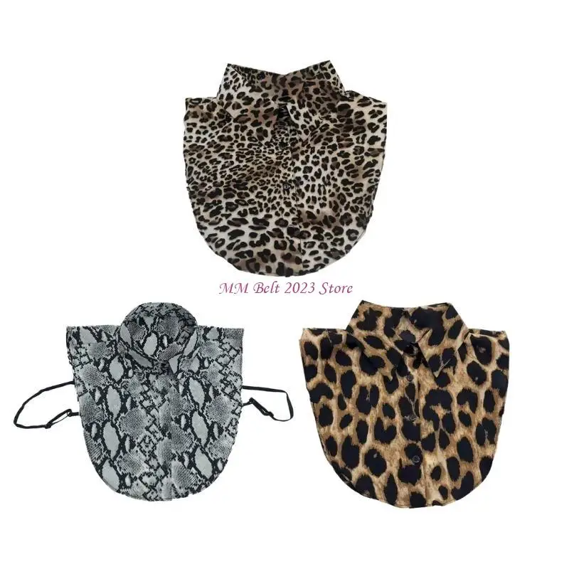 49ME Женская рубашка на пуговицах с леопардовым принтом, многослойная блузка с лацканами из змеиной кожи и искусственным
49ME Женская рубашка на пуговицах с леопардовым принтом, многослойная блузка с лацканами из змеиной кожи и искусственным