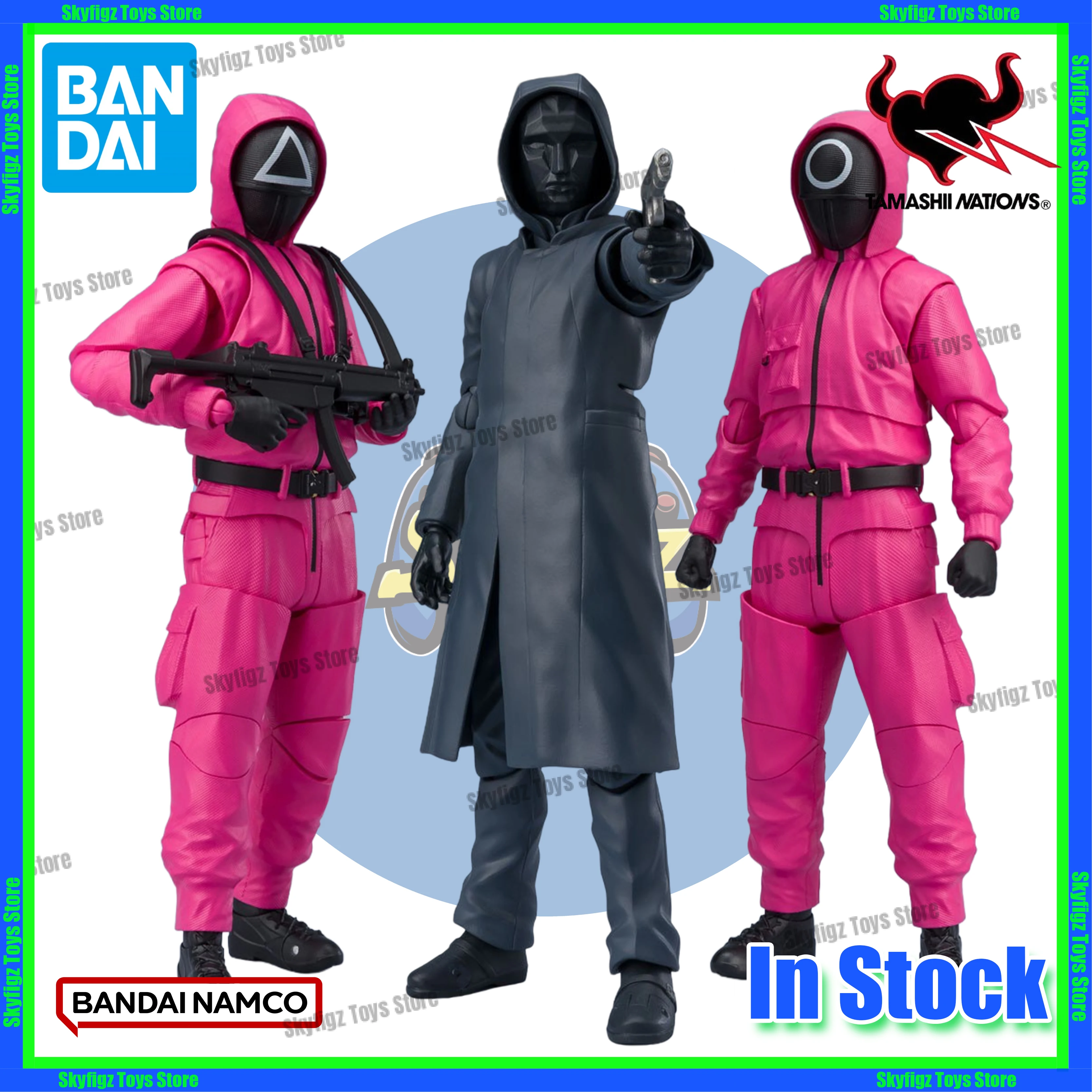 В наличии Bandai SHF S.H.Figuarts Masked Worker/Masked Manager Game Manager Черный треугольник для лица Фигурка с квадратным лицом
В наличии Bandai SHF S.H.Figuarts Masked Worker/Masked Manager Game Manager Черный треугольник для лица Фигурка с квадратным лицом