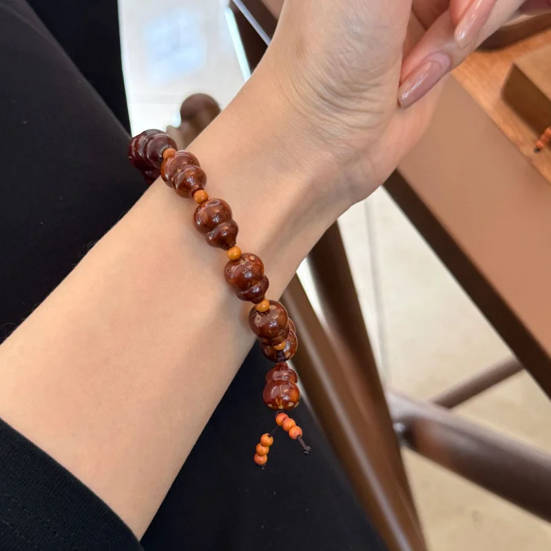 Красная кожа, фиолетовый, золотой браслет с изображением тыквы и крысы, буддийские бусины, модные ювелирные аксессуары, подвеска-цепочка для телефона
Красная кожа, фиолетовый, золотой браслет с изображением тыквы и крысы, буддийские бусины, модные ювелирные аксессуары, подвеска-цепочка для телефона