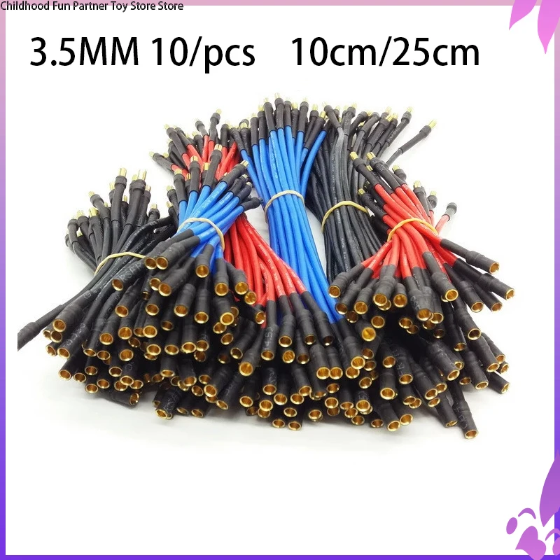 10/шт. удлинительный кабель Rc Motor/Esc 10 см/25 см, с силиконовым проводом 16awg, удлинительный кабель типа «банан» 3,5 мм X8
10/шт. удлинительный кабель Rc Motor/Esc 10 см/25 см, с силиконовым проводом 16awg, удлинительный кабель типа «банан» 3,5 мм X8