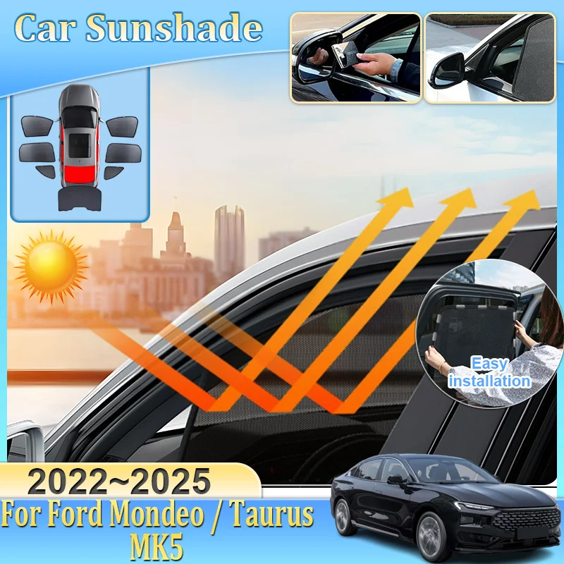 Car Mesh Sunshade For Ford Mondeo Taurus MK5 2022-2025 2023 Visor Mesh Blocks UV Rays Windshield Frame Curtain Auto Accessories
Car Mesh Sunshade For Ford Mondeo Taurus MK5 2022-2025 2023 Visor Mesh Blocks UV Rays Windshield Frame Curtain Auto Accessories