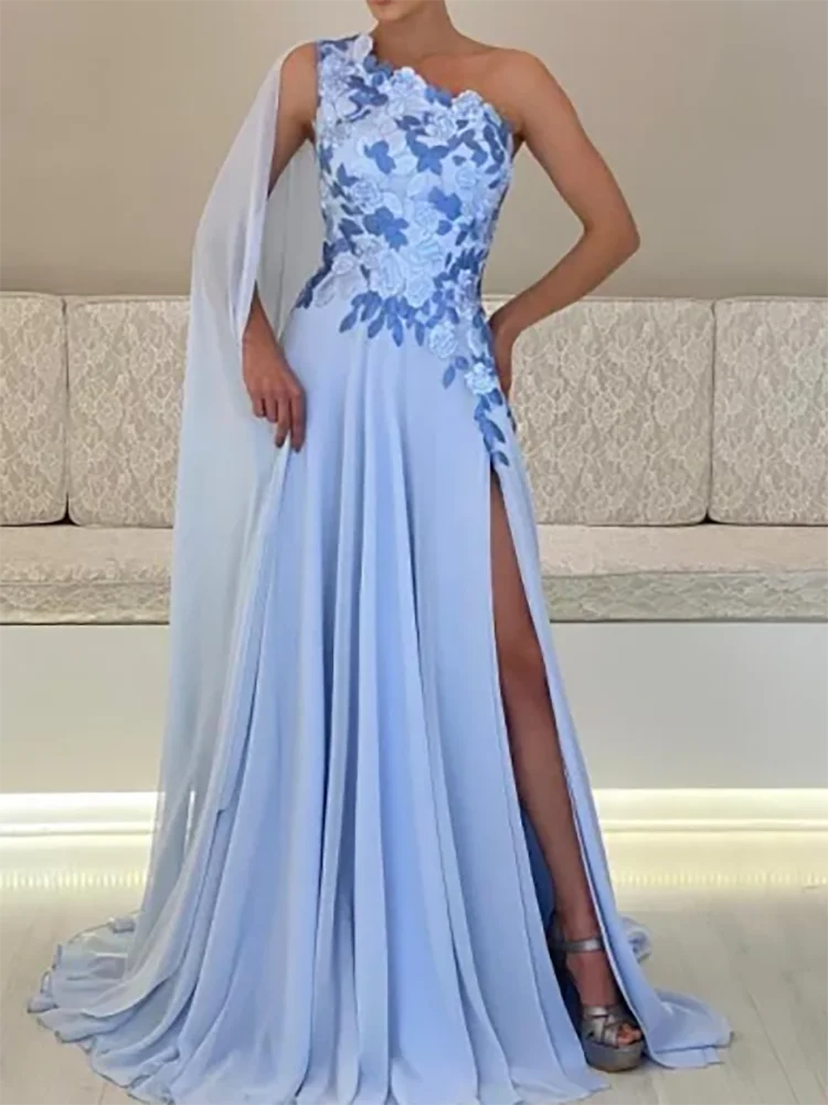 Classic One Shoulder Appliquins Floral Straight Mother Of Bride Wedding Dresses Bridal Gowns Customized
Classic One Shoulder Appliquins Floral Straight Mother Of Bride Wedding Dresses Bridal Gowns Customized