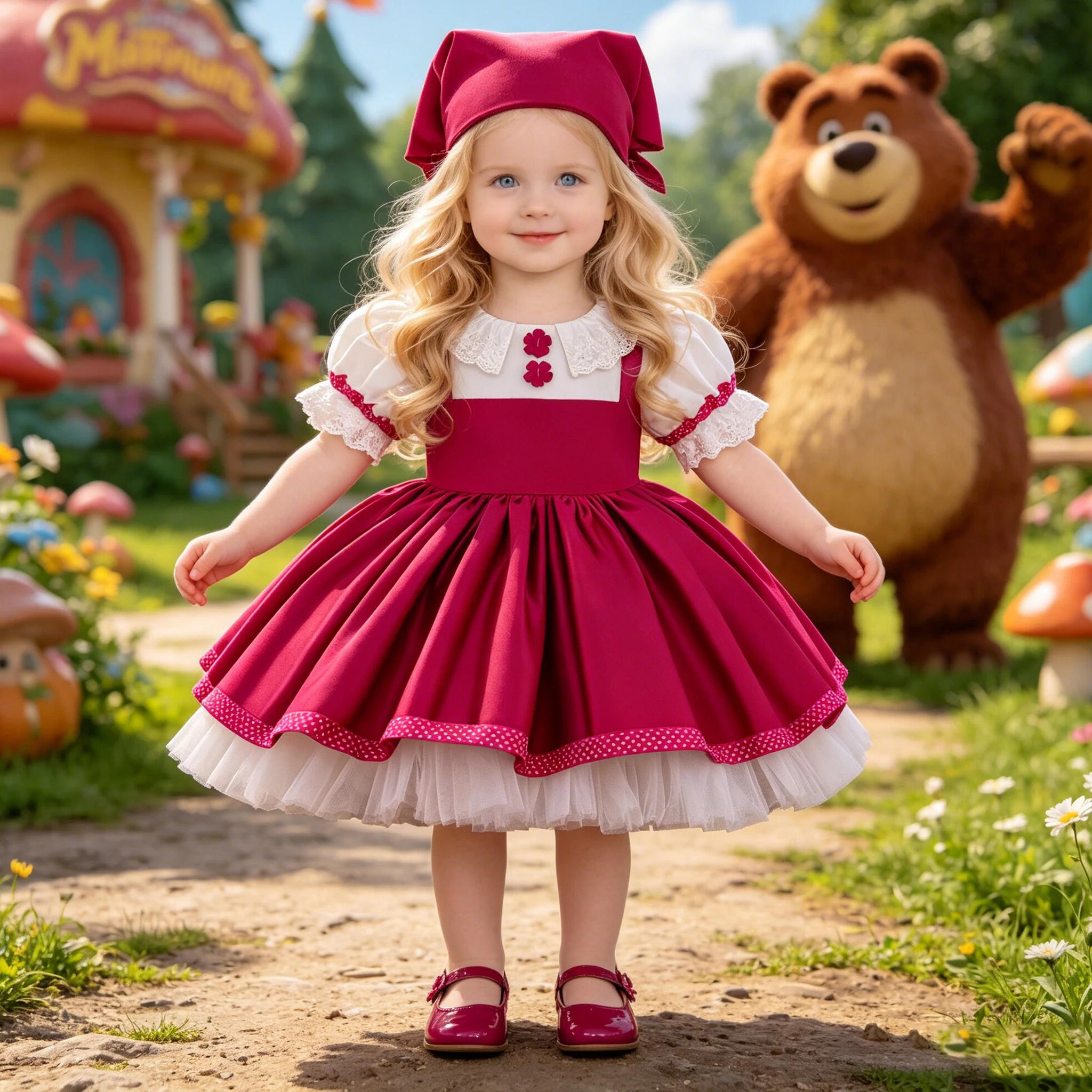 Ma Sha Bear Maid Party Baby Girl Dresses Toddler Lolita 1st Birthday Princess Dress for Baby Bow Wedding Bridesmaids Kids Clothe
Ma Sha Bear Maid Party Baby Girl Dresses Toddler Lolita 1st Birthday Princess Dress for Baby Bow Wedding Bridesmaids Kids Clothe