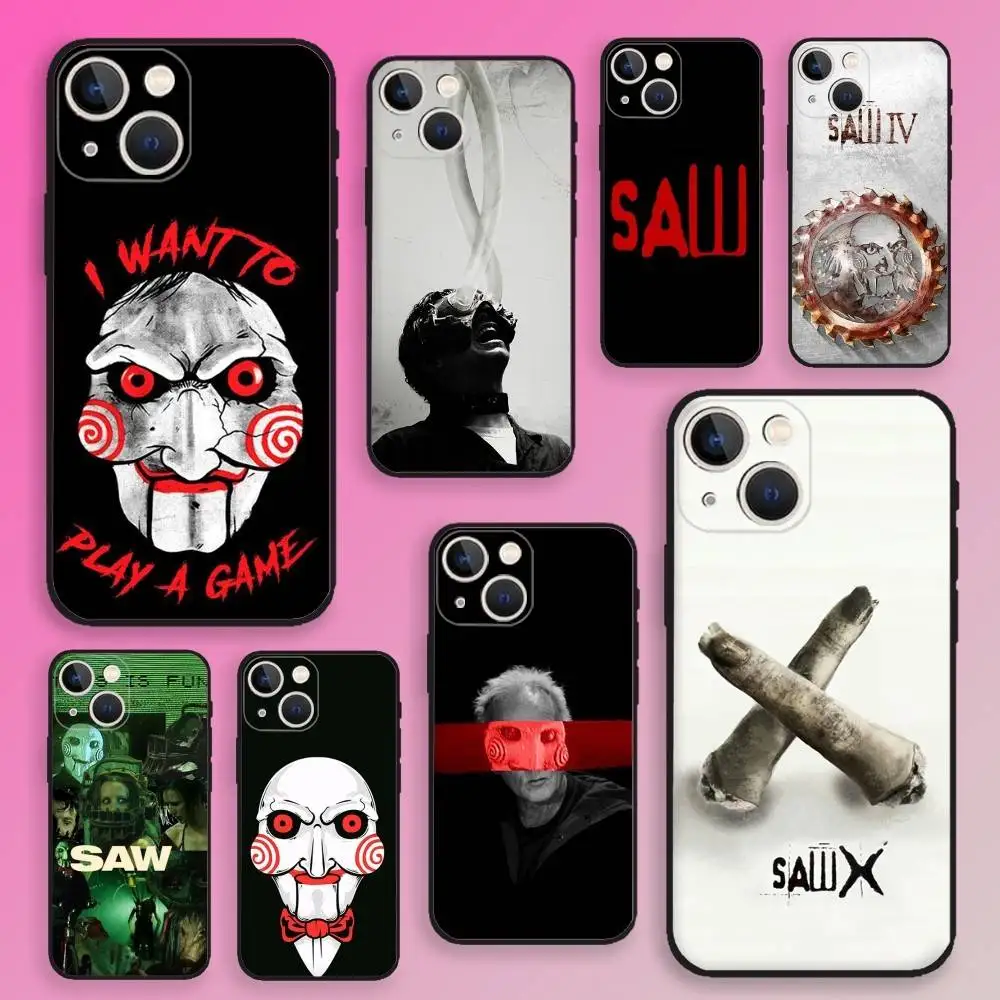Horror Film S-Saw X Phone Case For iPhone 16,15,14,13,12,11,Plus,Pro Max,XS,X,E,SE,Mini Soft Silicone Black Cover
Horror Film S-Saw X Phone Case For iPhone 16,15,14,13,12,11,Plus,Pro Max,XS,X,E,SE,Mini Soft Silicone Black Cover