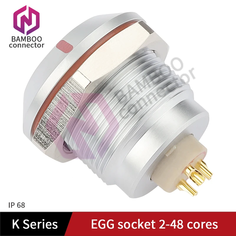 K series waterproof push-pull self-locking connector FGG.1K.302.CLAD 2/3/4/5/6/7/8/10cores IP68 Waterproof 12 amperes of current
K series waterproof push-pull self-locking connector FGG.1K.302.CLAD 2/3/4/5/6/7/8/10cores IP68 Waterproof 12 amperes of current