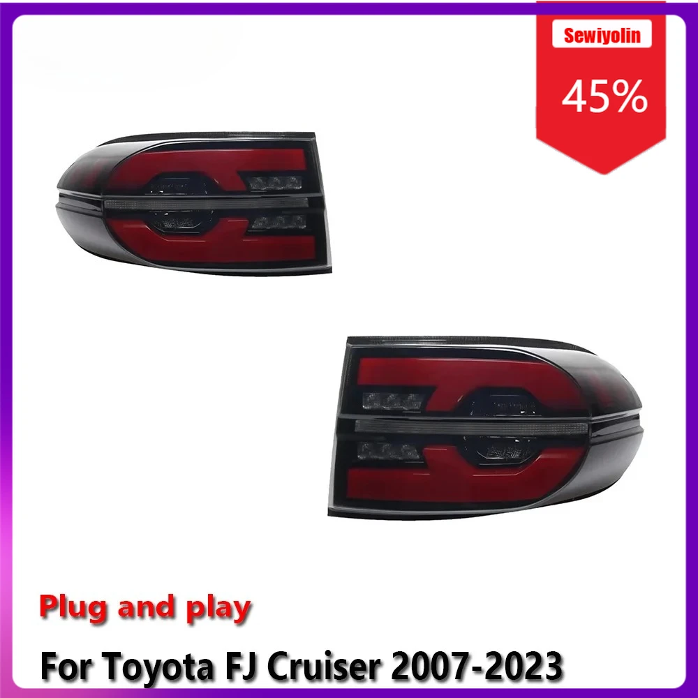 Sewiyolin Автомобильные светодиодные фонари в сборе для Toyota FJ Cruiser 2007-2023 Авто противотуманные DRL Тормозной указатель поворота Plug And Play
Sewiyolin Автомобильные светодиодные фонари в сборе для Toyota FJ Cruiser 2007-2023 Авто противотуманные DRL Тормозной указатель поворота Plug And Play