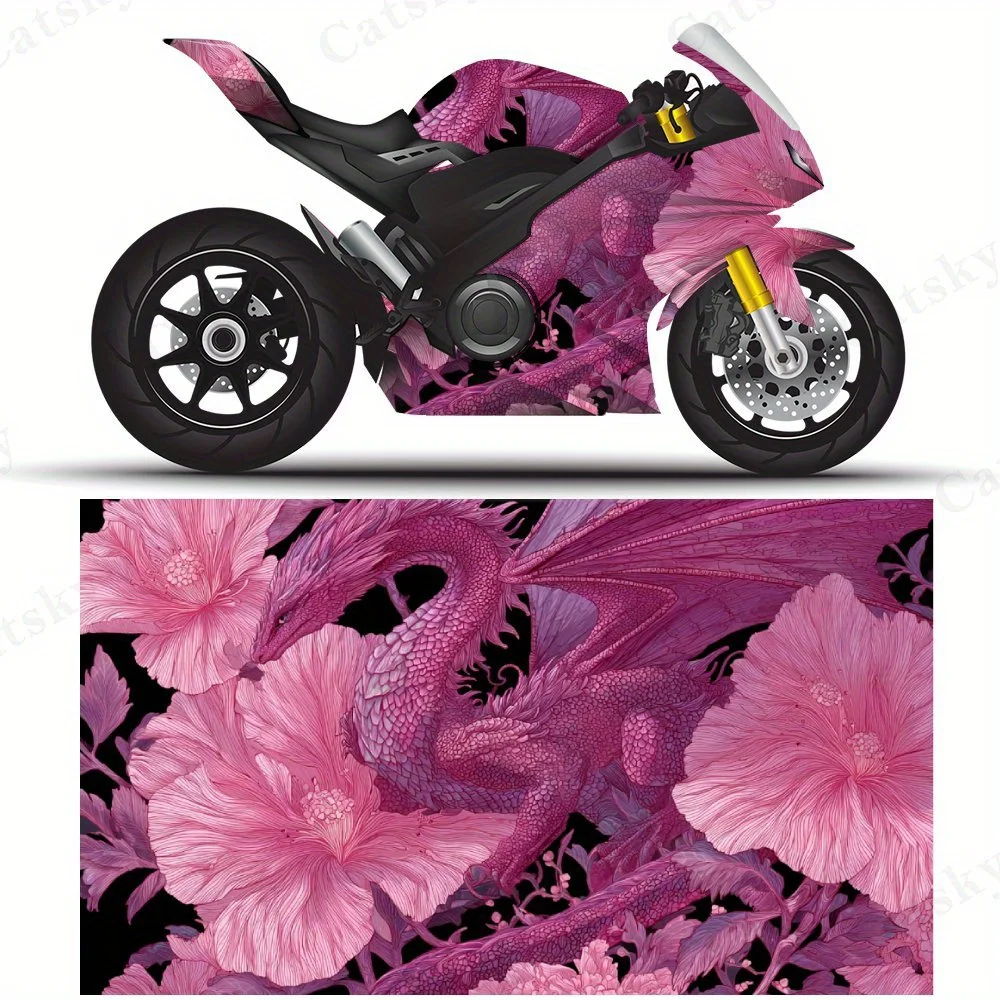 Наклейки на мотоциклетную пленку с розовым драконом и цветами, прочные клейкие наклейки из ПВХ для индивидуальной настройки мотоцикла, устойчивые к атмосферным воздействиям
Наклейки на мотоциклетную пленку с розовым драконом и цветами, прочные клейкие наклейки из ПВХ для индивидуальной настройки мотоцикла, устойчивые к атмосферным воздействиям