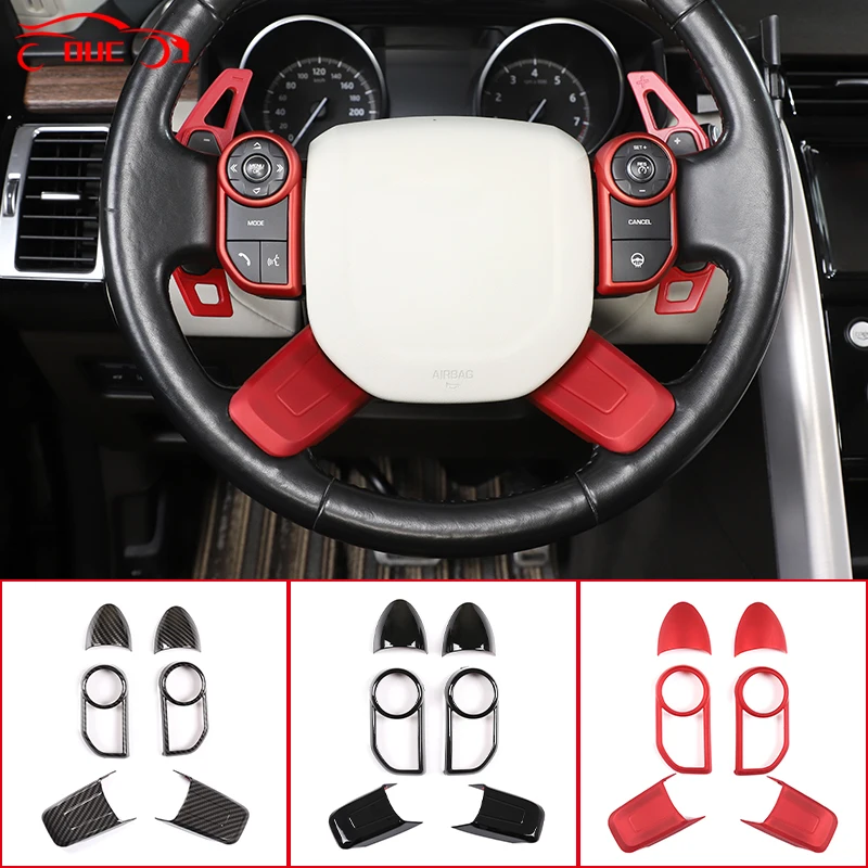 For Land Rover Discovery 5 2017-2020 Car Steering Wheel Trim Control Button Frame Cover For Range Rover Sport Vogue 2013-2017
For Land Rover Discovery 5 2017-2020 Car Steering Wheel Trim Control Button Frame Cover For Range Rover Sport Vogue 2013-2017
