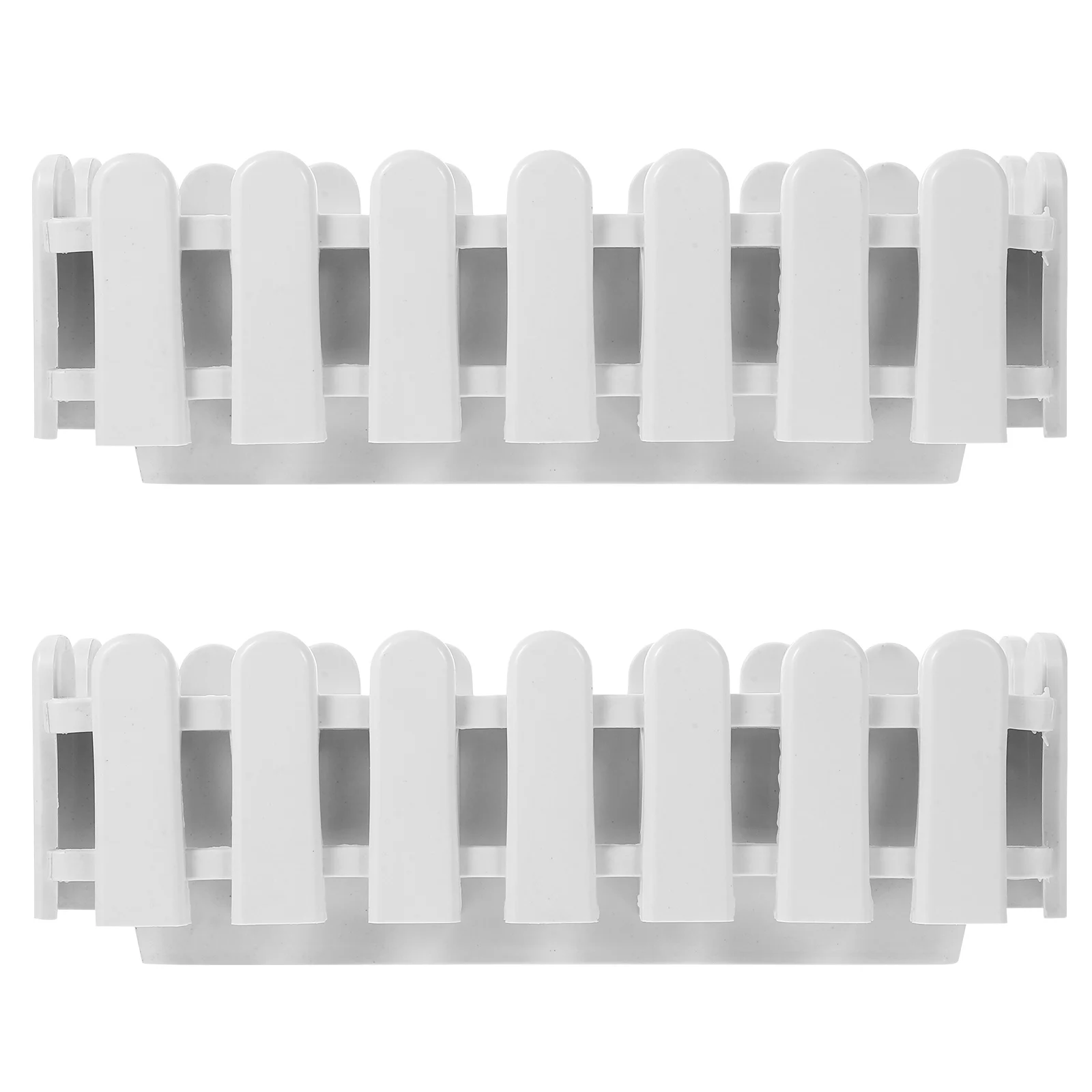2 Pcs Plant Pot Flower Fence Succulents Planter Rectangle Vegetable Boxes White Rectangular Pots for Window
2 Pcs Plant Pot Flower Fence Succulents Planter Rectangle Vegetable Boxes White Rectangular Pots for Window