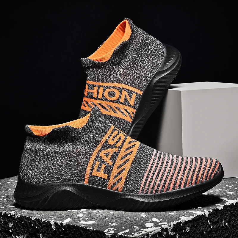 Spring Summer Fashion Letter Printed Socks Men Breathable Sneakers Casual Platform Sneakers for Men Slip-on Couple Jogging Shoes
Spring Summer Fashion Letter Printed Socks Men Breathable Sneakers Casual Platform Sneakers for Men Slip-on Couple Jogging Shoes