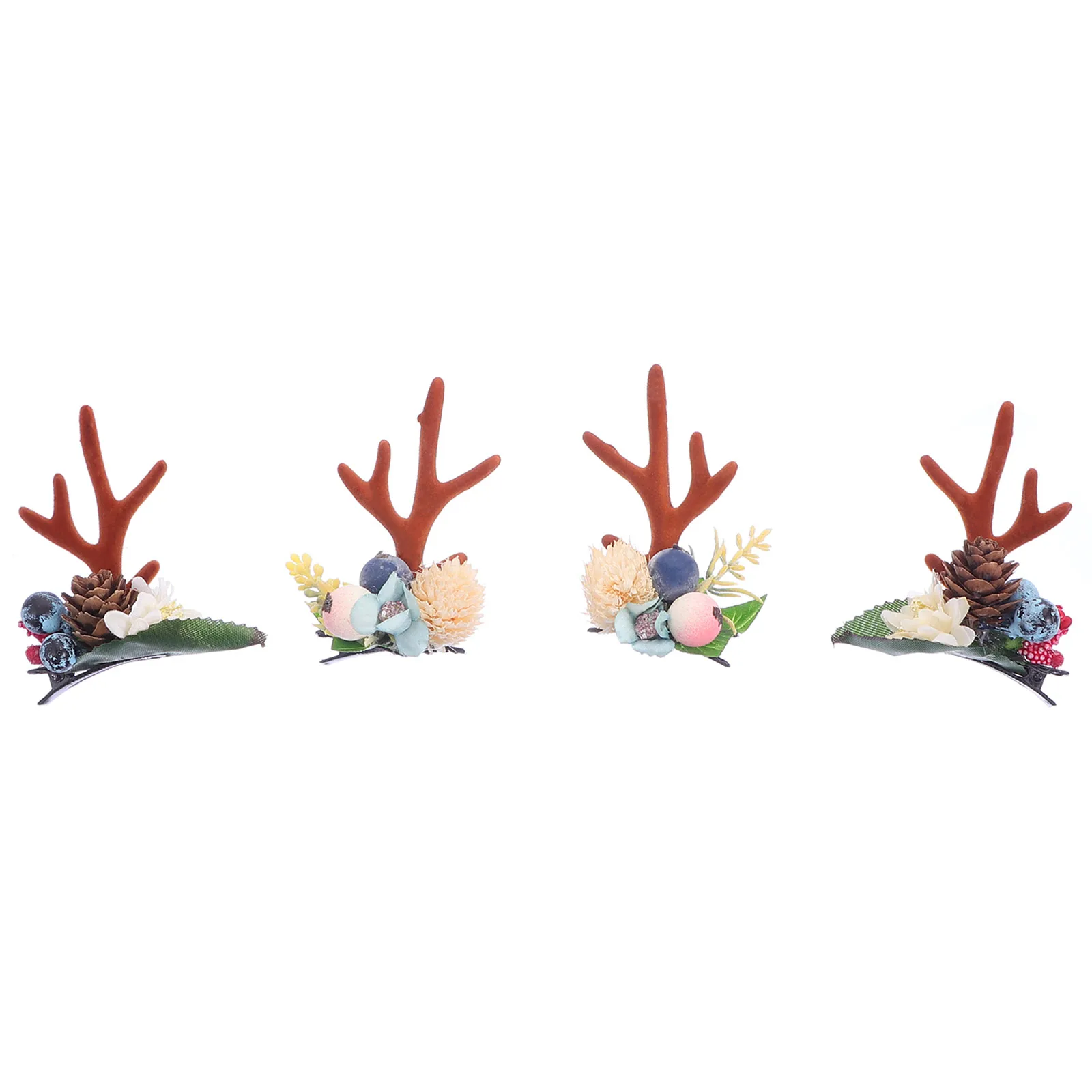 2 Pairs Antler Flower Hair Clip Accessories Christmas Photography Props Hairpin Ideal for Carnivals Wedding
2 Pairs Antler Flower Hair Clip Accessories Christmas Photography Props Hairpin Ideal for Carnivals Wedding