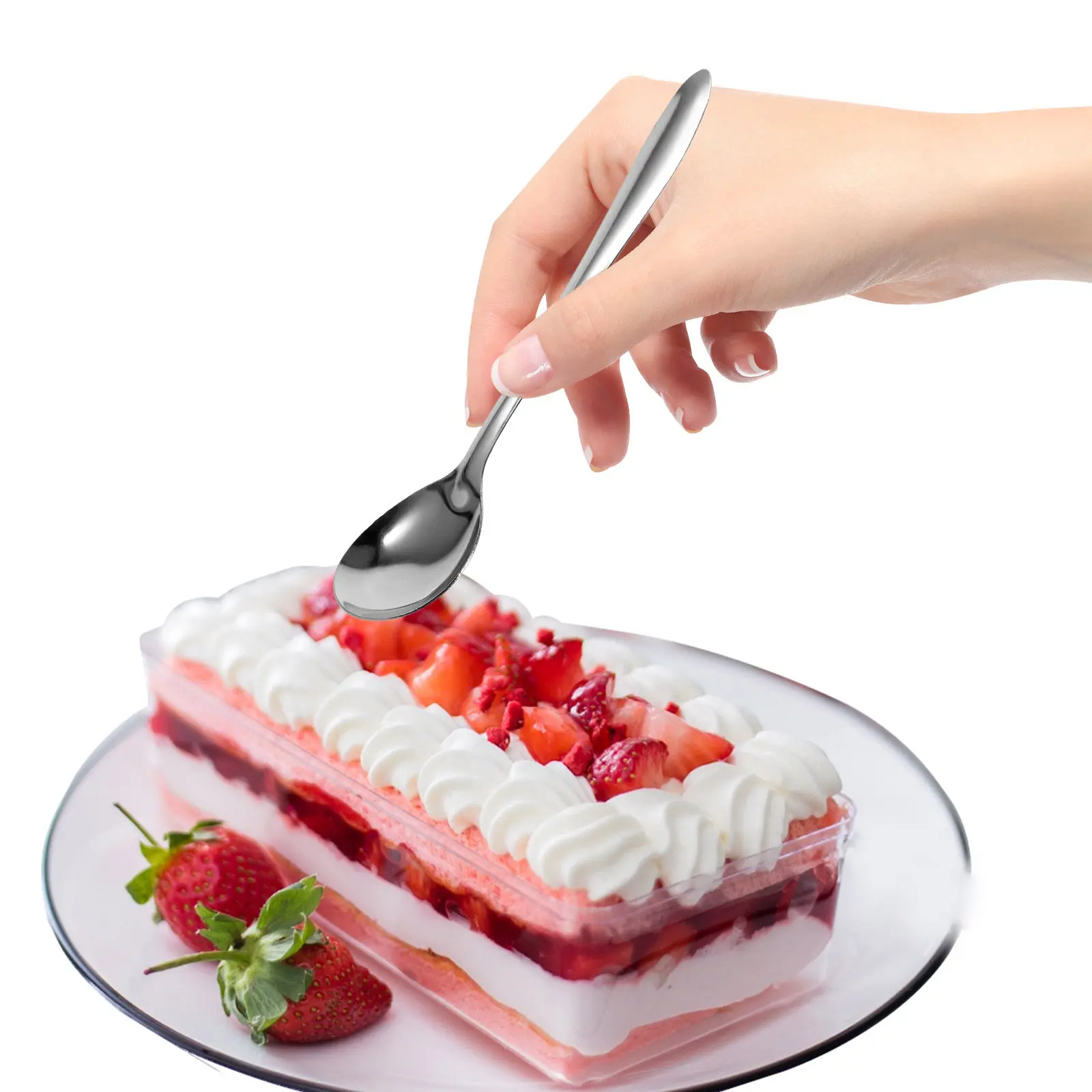 100 шт. чайных ложек из нержавеющей стали, элегантный дизайн, ложки для смешивания, для ресторанов, кафе, выпечки, десертов, ложки для перемешивания
100 шт. чайных ложек из нержавеющей стали, элегантный дизайн, ложки для смешивания, для ресторанов, кафе, выпечки, десертов, ложки для перемешивания