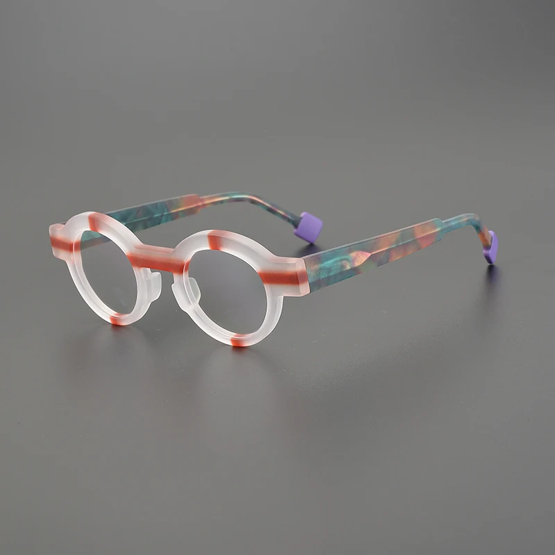 Designer Style Round Matte Colorful Acetate Glasses Frames Retro Fashion Eyeglasses For Men Women Japanese Handmade Eyewear
Designer Style Round Matte Colorful Acetate Glasses Frames Retro Fashion Eyeglasses For Men Women Japanese Handmade Eyewear