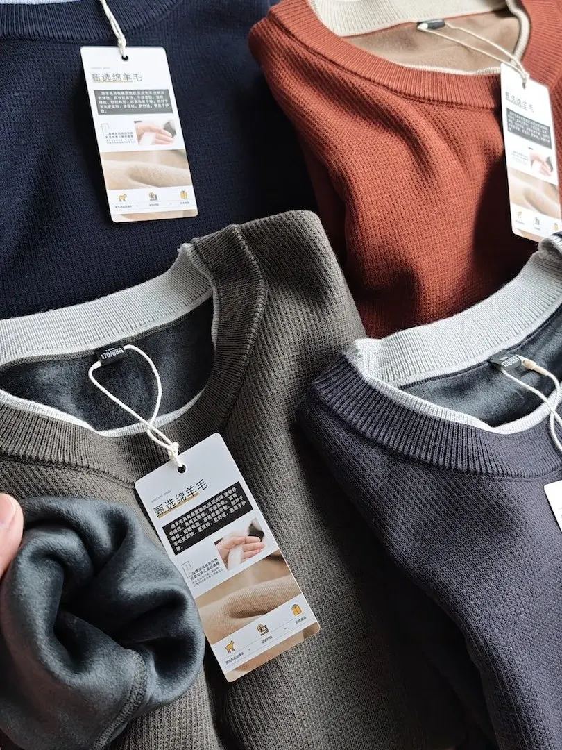 Мужской вязаный свитер Mouwei Home с текстурой под овчину, круглый вырез, повседневный базовый слой, осень-зима, полиэстер
Мужской вязаный свитер Mouwei Home с текстурой под овчину, круглый вырез, повседневный базовый слой, осень-зима, полиэстер