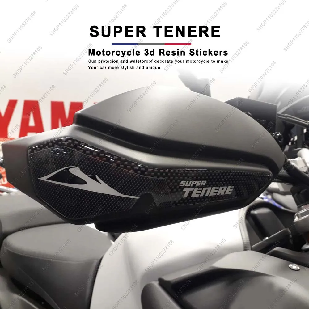 3D Resin Stickers Motorcycle Handguards Protectors Sticker Waterproof Scratch-Resistant for Yamaha SUPER TENERE
3D Resin Stickers Motorcycle Handguards Protectors Sticker Waterproof Scratch-Resistant for Yamaha SUPER TENERE