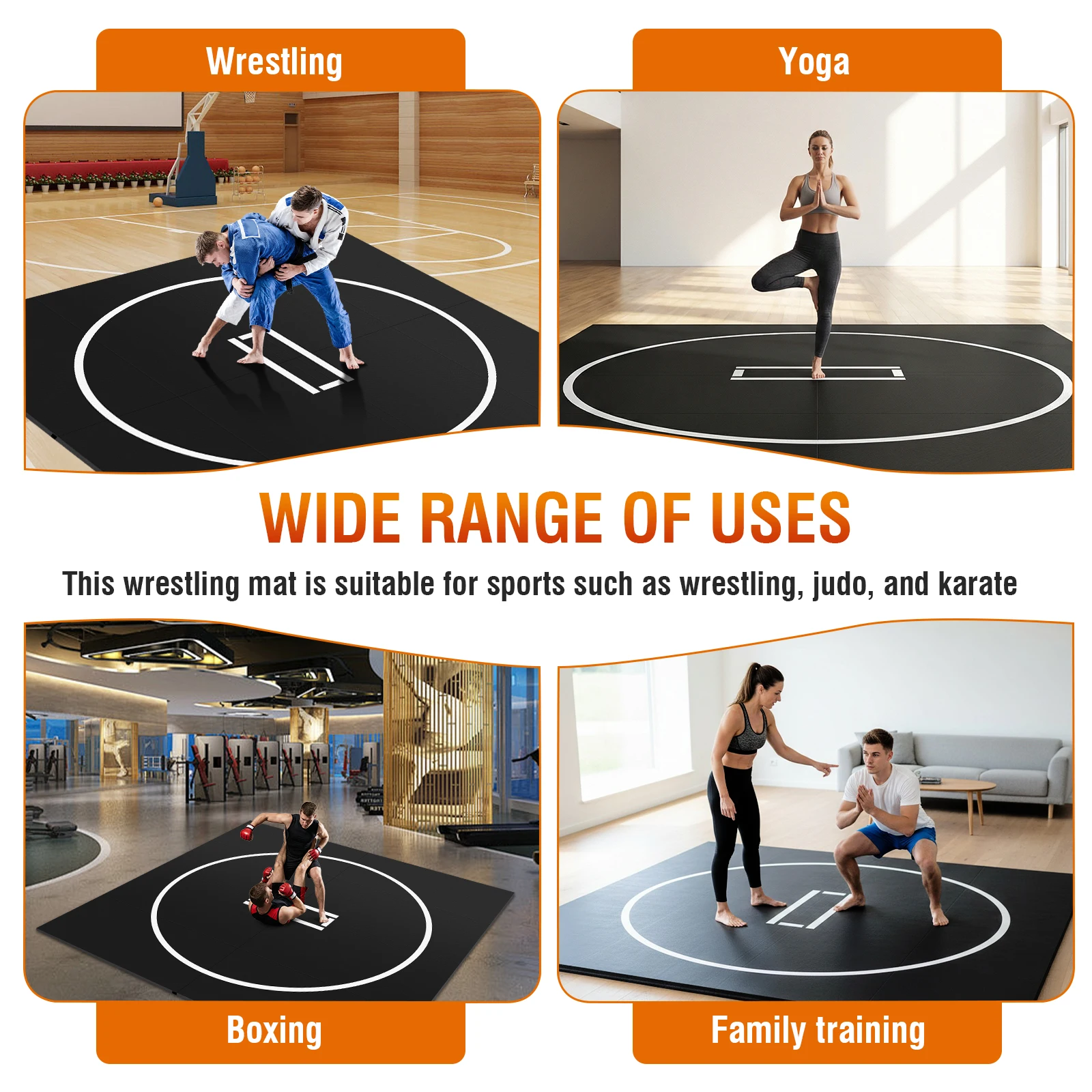 Wrestling Mat Waterproof Folding Training Mats for BJJ MMA Martial Art Boxing Grappling & Judo
Wrestling Mat Waterproof Folding Training Mats for BJJ MMA Martial Art Boxing Grappling & Judo