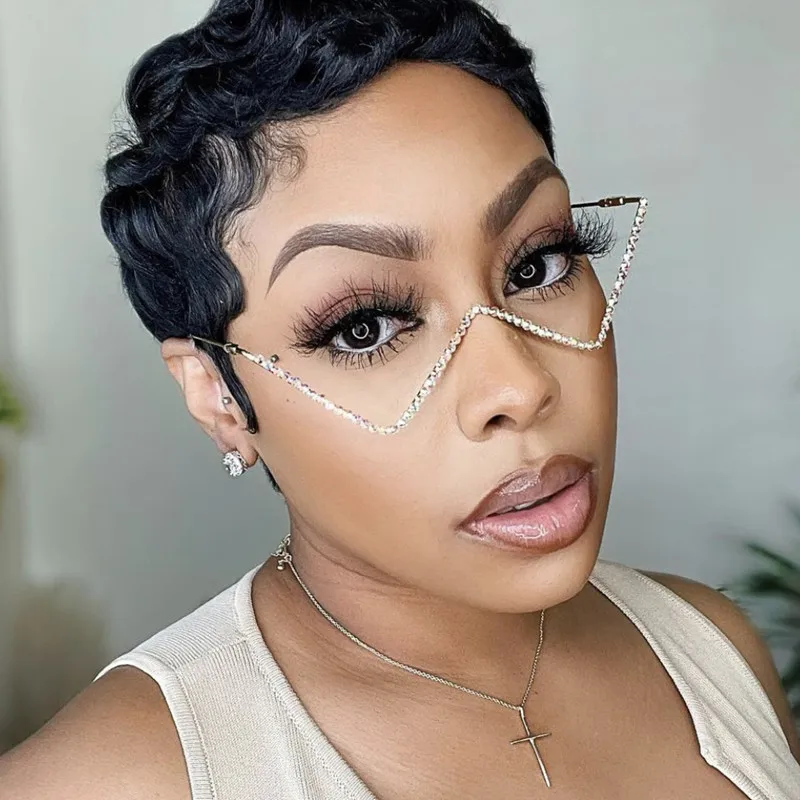 2022 Fashion Diamond Optical Decorative Spectacle Frame Luxury Rhinestone Sexy Cat Eye Metal Glasses Frame Female Eyeglasses
2022 Fashion Diamond Optical Decorative Spectacle Frame Luxury Rhinestone Sexy Cat Eye Metal Glasses Frame Female Eyeglasses