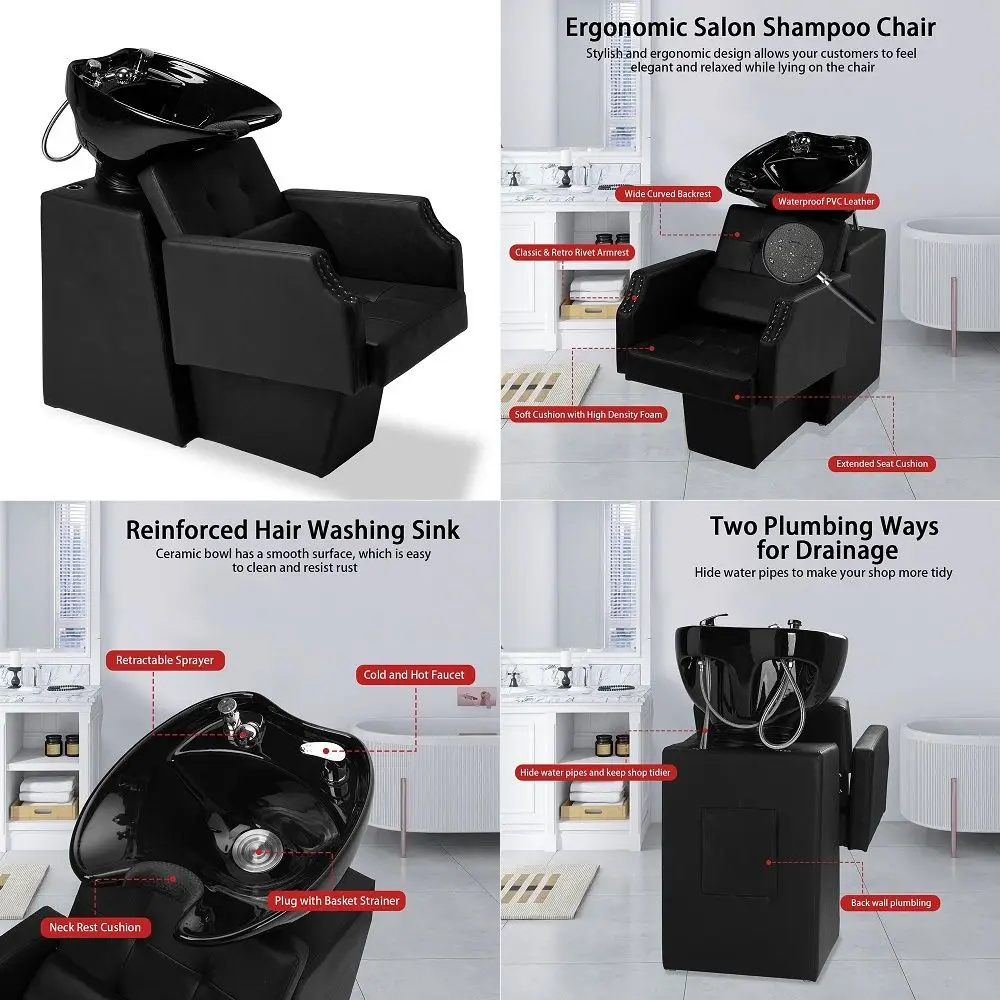 Salon Chair for Hair Stylist, Professional Hair Stylist Chair with Heavy Duty Hydraulic Pump, 360 Barber Chairs Barbershop Brai
Salon Chair for Hair Stylist, Professional Hair Stylist Chair with Heavy Duty Hydraulic Pump, 360 Barber Chairs Barbershop Brai