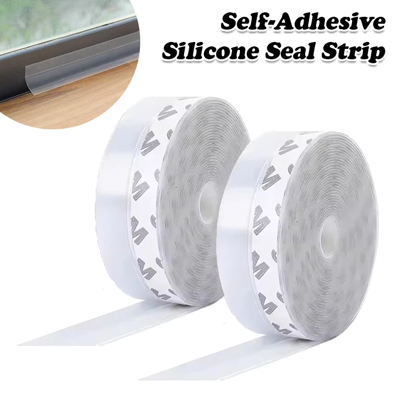 Self Adhesive Window Door Seal Strip Bottom Draft Insulation Stopper Tape Self-Stick Weather Stripping Tape Home Sealing Strip
Self Adhesive Window Door Seal Strip Bottom Draft Insulation Stopper Tape Self-Stick Weather Stripping Tape Home Sealing Strip