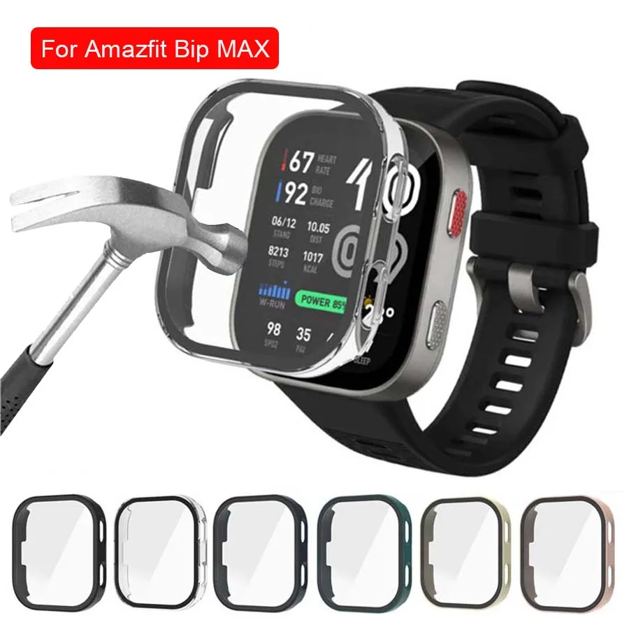 Tempered Glass+Cover For Amazfit Bip MAX Watch Case Anti-scratch Frame Bumper For Amazfit Bip Max Screen Protector Accessories
Tempered Glass+Cover For Amazfit Bip MAX Watch Case Anti-scratch Frame Bumper For Amazfit Bip Max Screen Protector Accessories