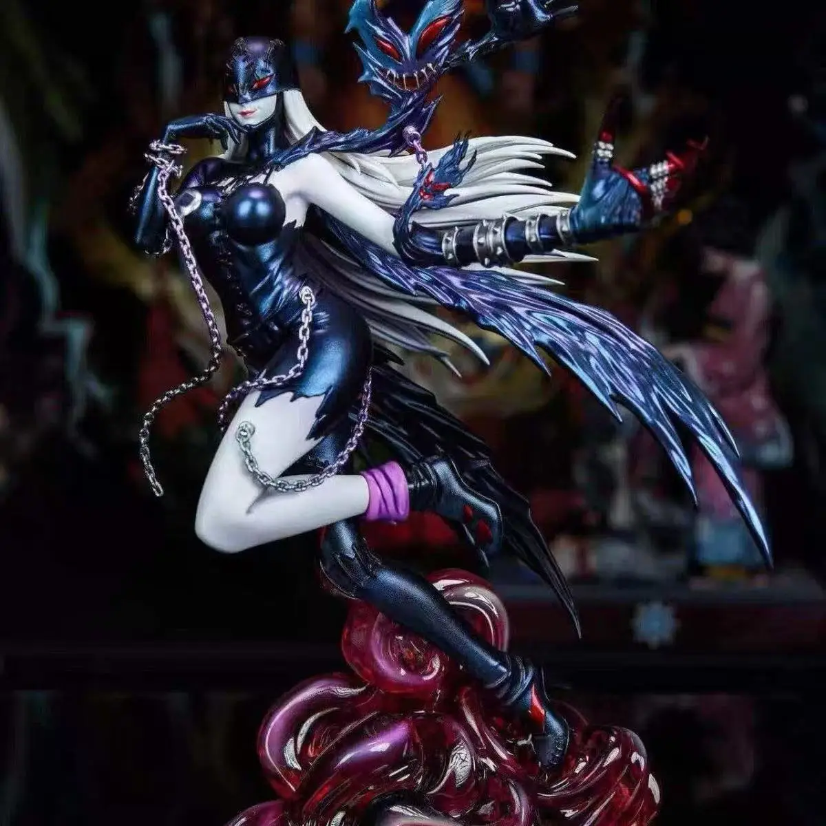 Digimon Female Demon Female Monster Figure Fallen Angel Statue with Chain Effect Scene Base Anime Model Ornament Collectible Gift
Digimon Female Demon Female Monster Figure Fallen Angel Statue with Chain Effect Scene Base Anime Model Ornament Collectible Gift