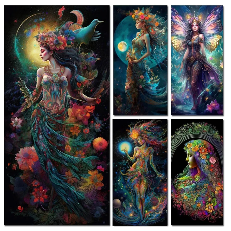 DIY Diamond Painting Fairy Goddess Of The Moon Full Square Round Diamond Embroidery Mosaic Cross Stitch Handmade Gift EE3443
DIY Diamond Painting Fairy Goddess Of The Moon Full Square Round Diamond Embroidery Mosaic Cross Stitch Handmade Gift EE3443