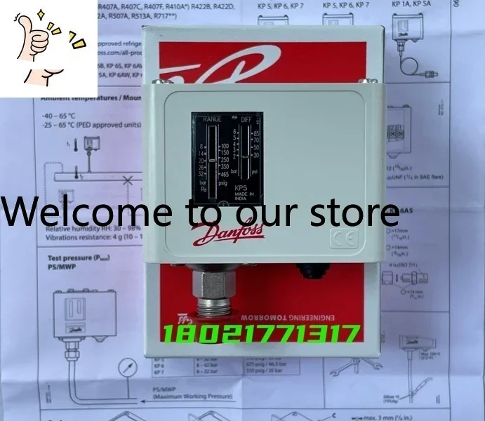 2026.4 Danfoss KP Series Pressure Switches Are Suitable For Gas Media And Can Automatically Adjust High Sensitivity Controllers