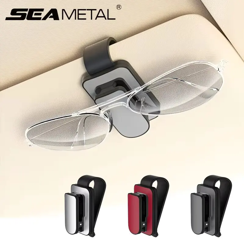 SEAMETAL Alloy Car Glasses Holder Stable Car Sun Visor Sunglasses Clip Metal Compact Eyeglasses Holder Mount Anti Scratch
SEAMETAL Alloy Car Glasses Holder Stable Car Sun Visor Sunglasses Clip Metal Compact Eyeglasses Holder Mount Anti Scratch