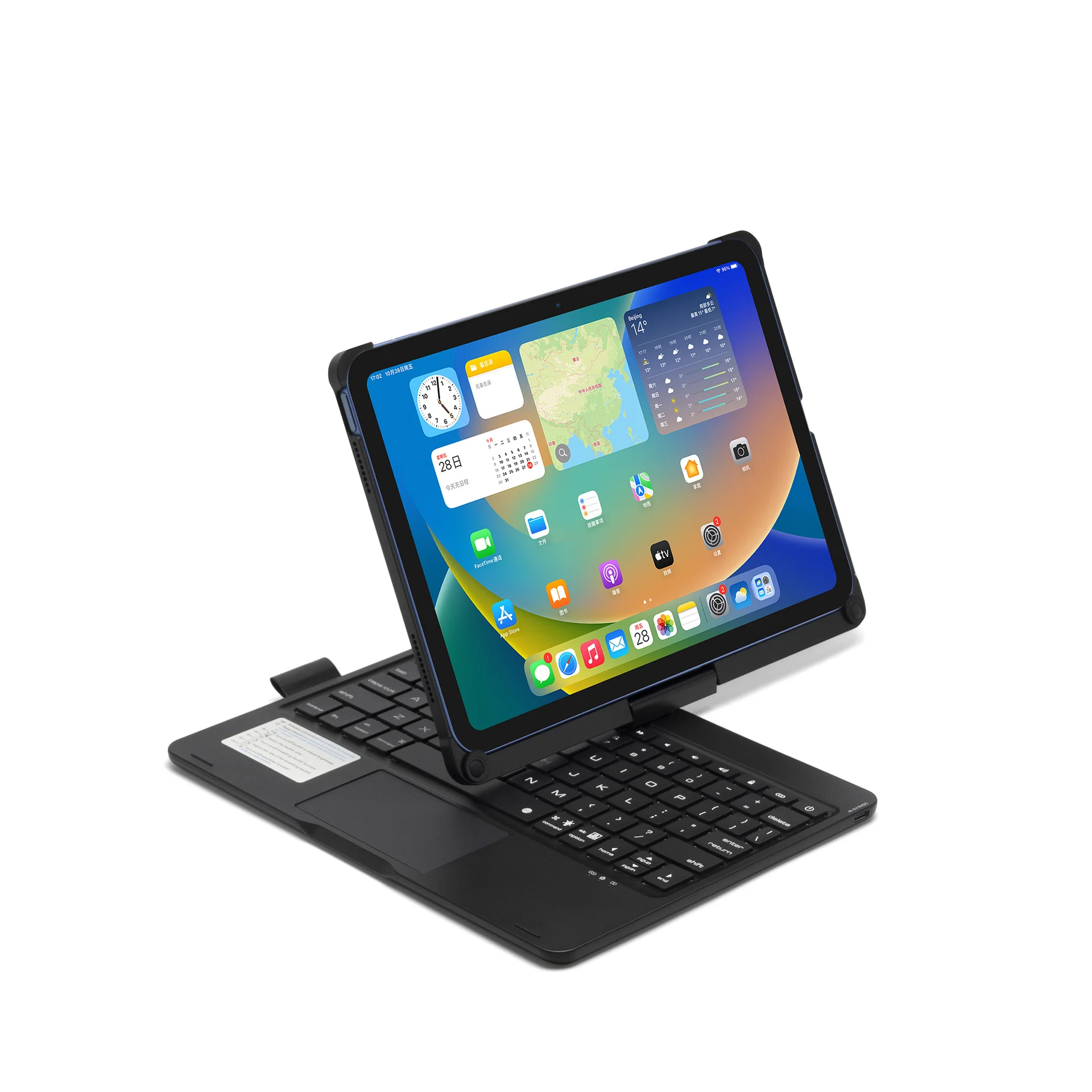 360 degree rotation with touch backlit Bluetooth keyboard,Suitable for Apple iPad 10 generation 10.9 inch tablet
360 degree rotation with touch backlit Bluetooth keyboard,Suitable for Apple iPad 10 generation 10.9 inch tablet