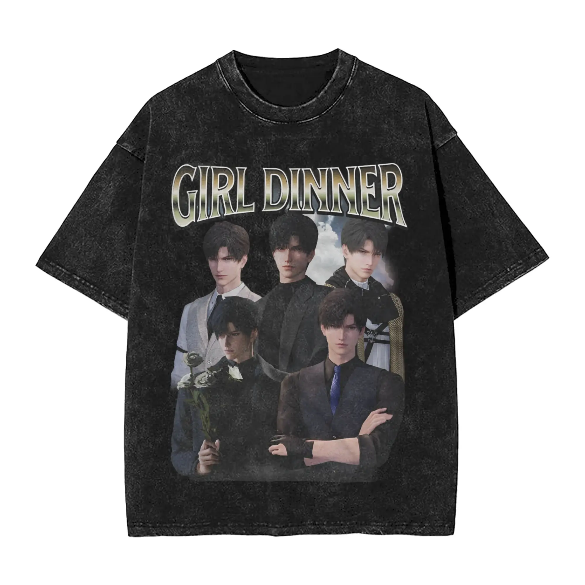 Vintage Zayne Girl Dinner Washed T Shirts Streetwear Hip Hop Cool T-Shirt Love and Deepspace Tee Shirt Men Women Short Sleeve
Vintage Zayne Girl Dinner Washed T Shirts Streetwear Hip Hop Cool T-Shirt Love and Deepspace Tee Shirt Men Women Short Sleeve