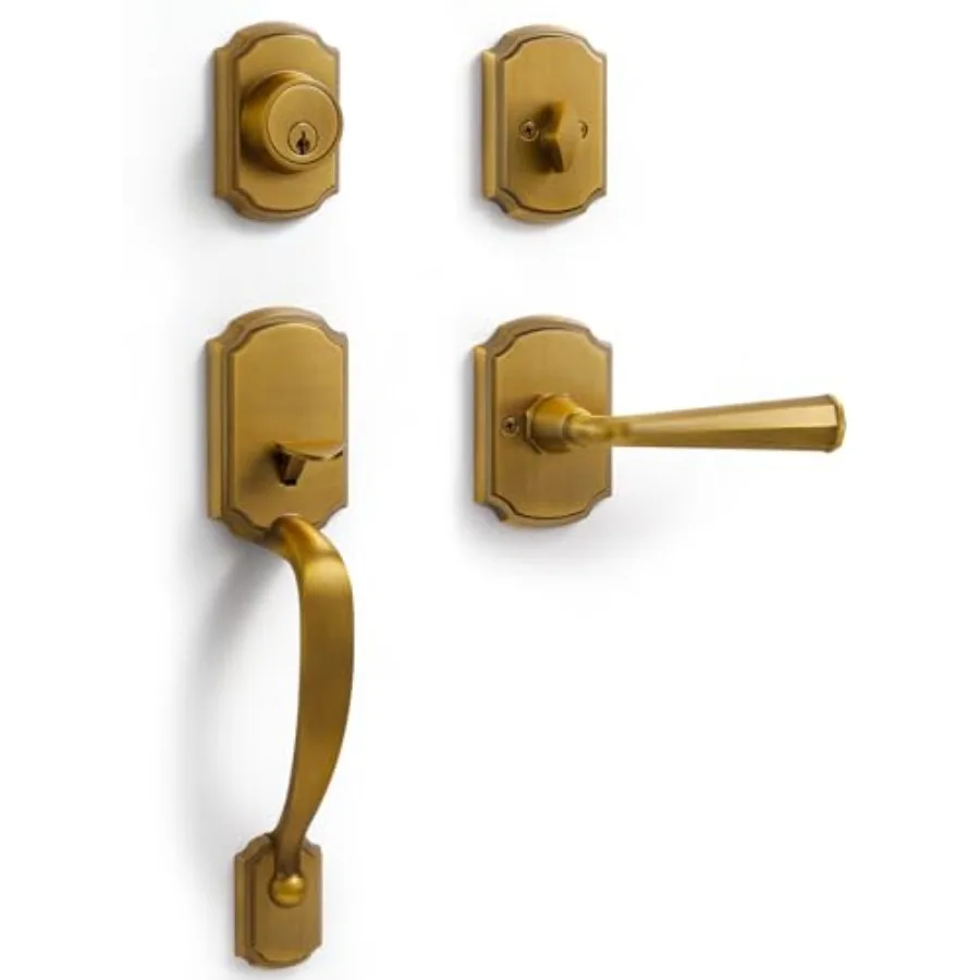 1 Pack Front and Set Reversible Lever Entry set Lock and Key Single Cylinder
1 Pack Front and Set Reversible Lever Entry set Lock and Key Single Cylinder