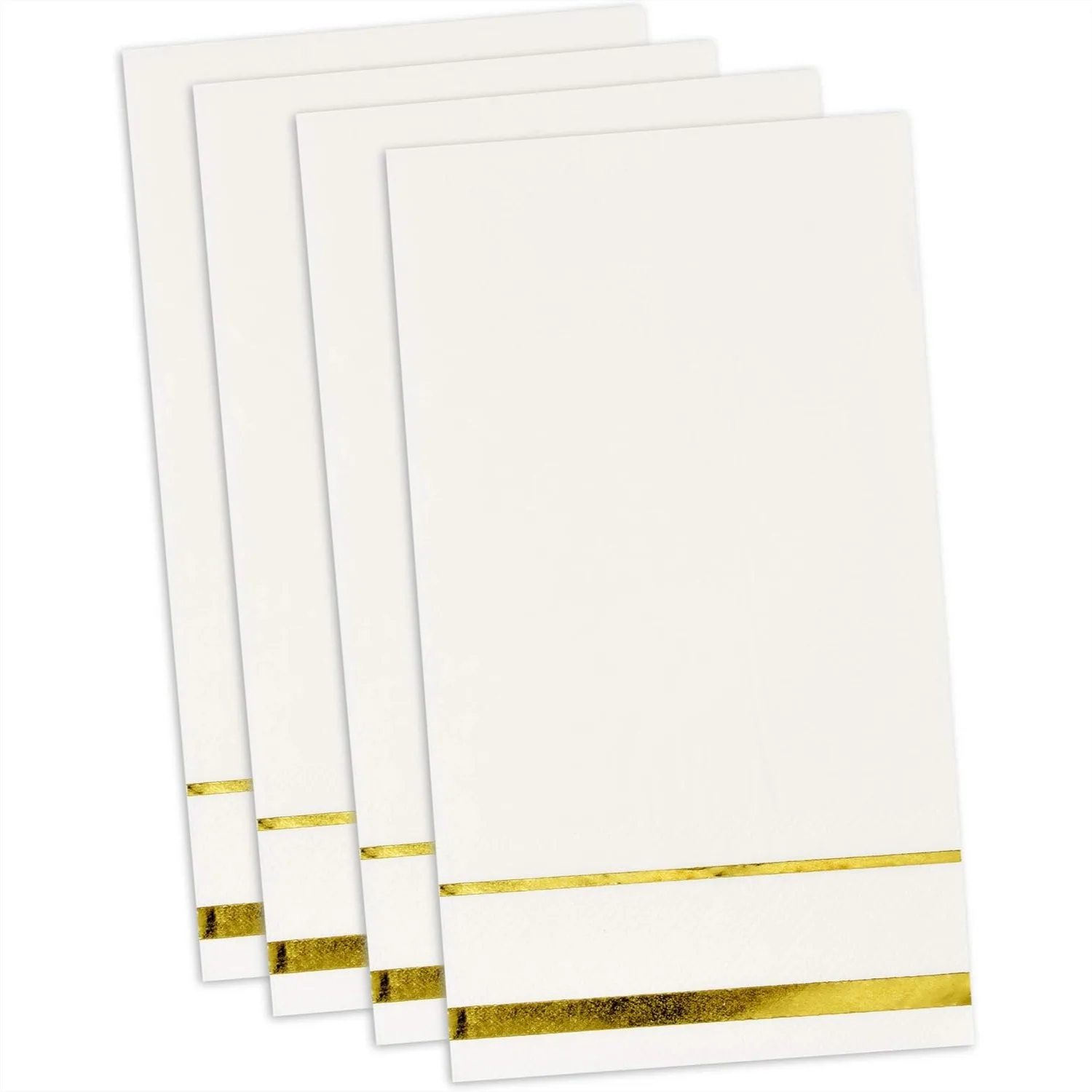 Gold Foil Stripe Guest Napkins 100 Count Disposable Paper Hand Towels for Bathroom Wedding Party
Gold Foil Stripe Guest Napkins 100 Count Disposable Paper Hand Towels for Bathroom Wedding Party