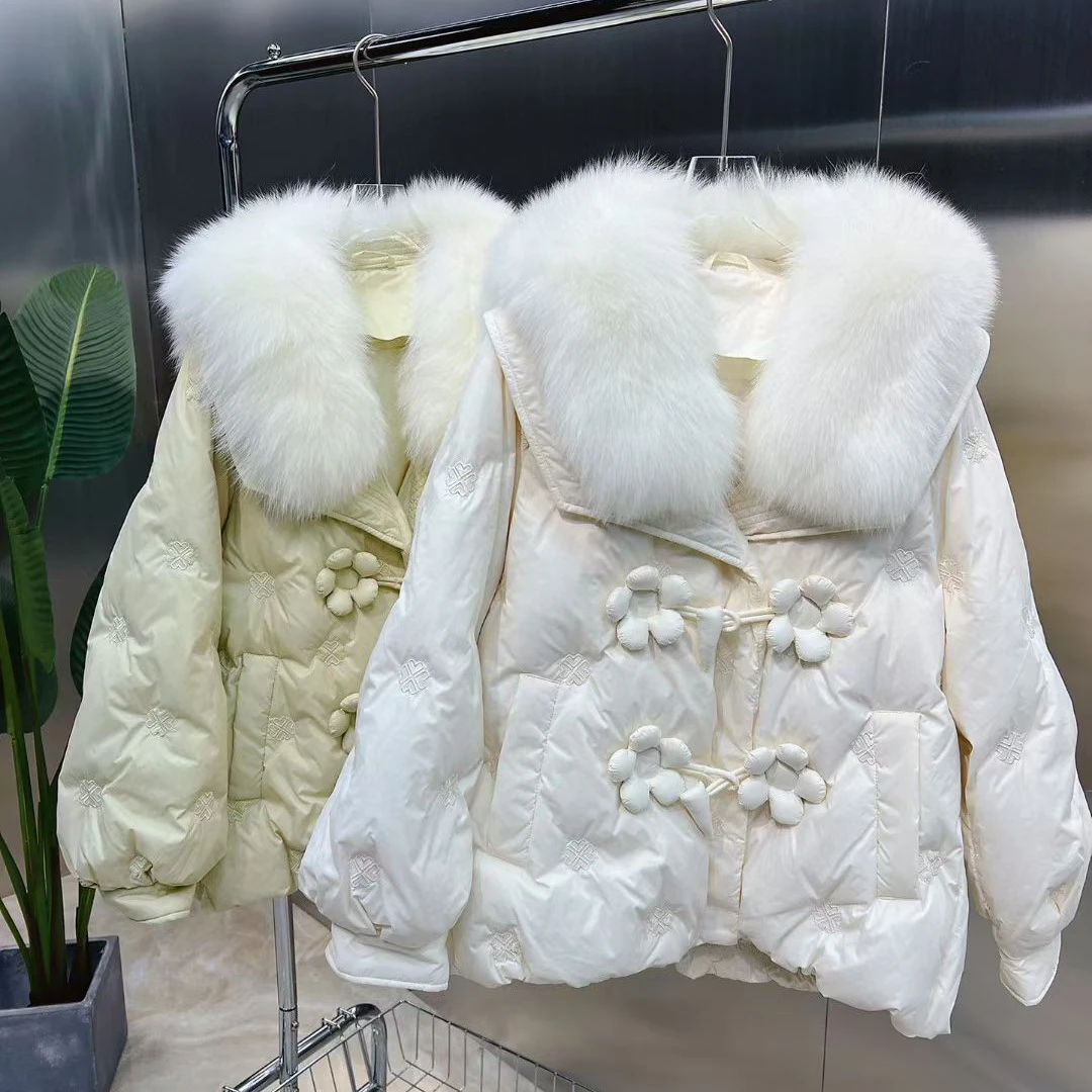 High fashion Duck Down jackets for women 2022 Thicken women real fox fur coats outerwear
High fashion Duck Down jackets for women 2022 Thicken women real fox fur coats outerwear