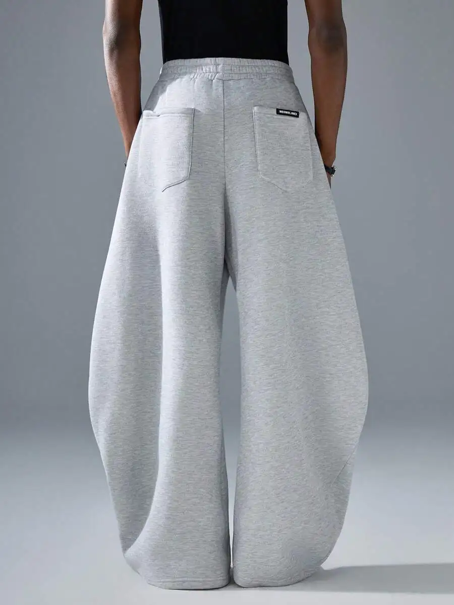 Mens Loose Grey Knit Sweatpants Streetwear Casual Wide Leg Pants
Mens Loose Grey Knit Sweatpants Streetwear Casual Wide Leg Pants