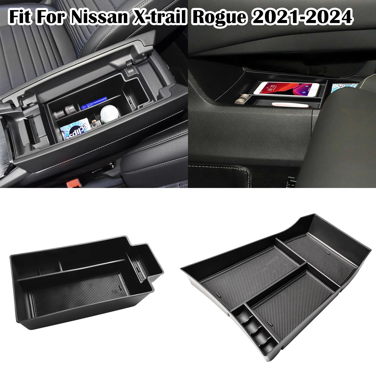 2PCS Center Console Organizer for 2021 2022 2023 2024 Nissan Rogue Accessories ABS Armrest Storage Tray Lower Storage Car Box
2PCS Center Console Organizer for 2021 2022 2023 2024 Nissan Rogue Accessories ABS Armrest Storage Tray Lower Storage Car Box