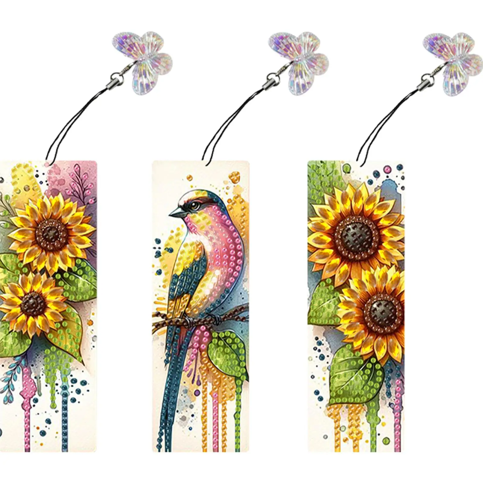 Набор для создания закладок с алмазной вышивкой 5D: 3 шт. закладок в форме цветов и фей, алмазная вышивка, набор для рукоделия
Набор для создания закладок с алмазной вышивкой 5D: 3 шт. закладок в форме цветов и фей, алмазная вышивка, набор для рукоделия